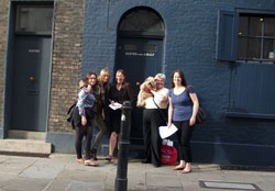 Megan Russell and friends on Spitalfields Treasure Hunt